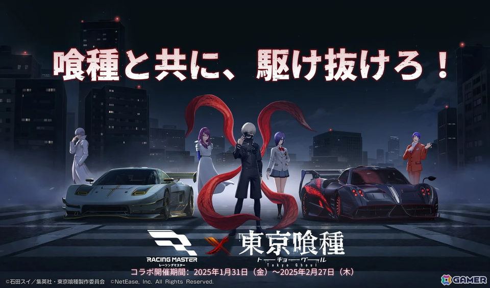 【レーシングマスター】TVアニメ「東京喰種トーキョーグール」コラボ