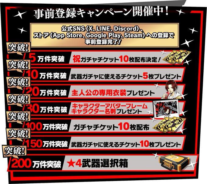 【ペルソナ5: The Phantom X】事前登録キャンペーン 200万件突破記念特典配布!